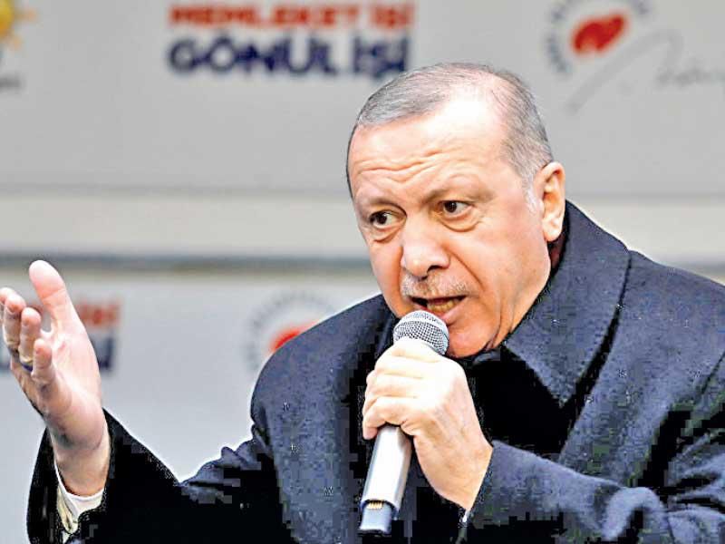 الرئيس التركي رجب إردوغان