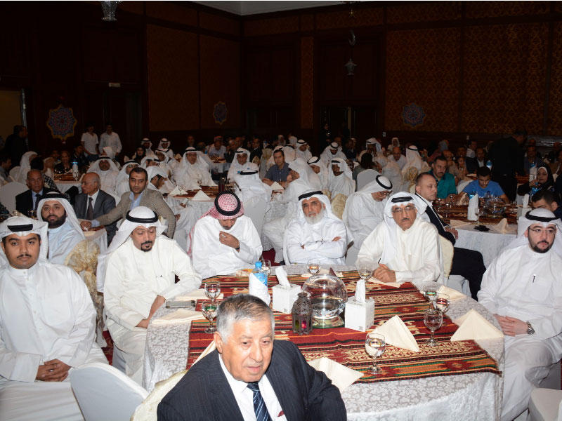 جانب من الحضور في غبقة هيئة تدريس الجامعة 