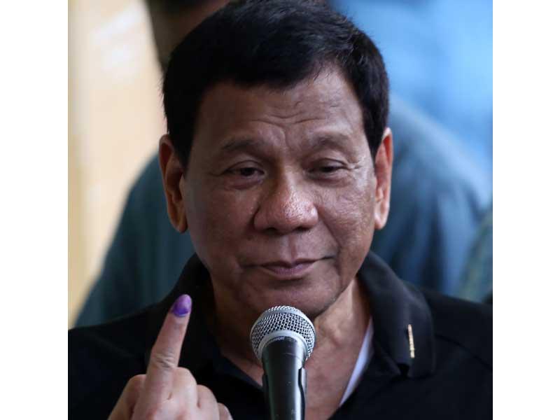 الرئيس الفلبيني رودريغو دوتيرتي