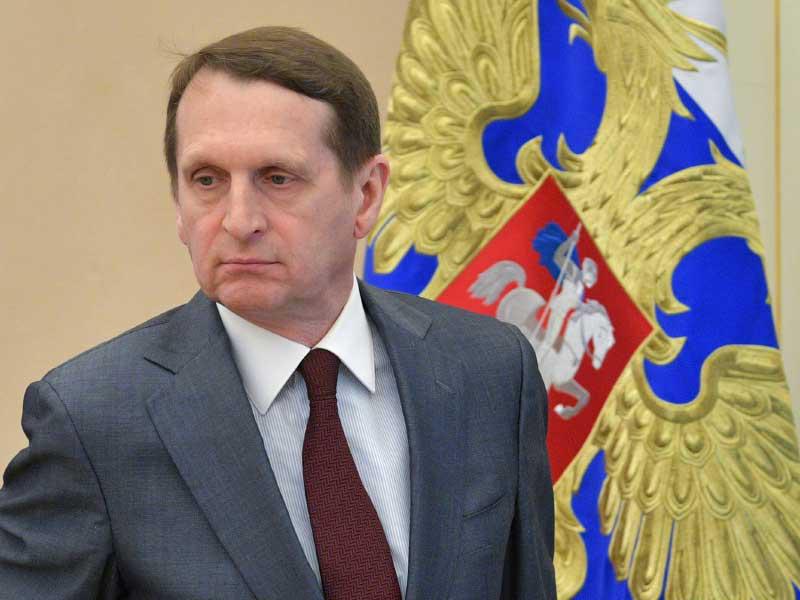 مدير مصلحة الاستخبارات الخارجية الروسية  سيرغي ناريشكين 