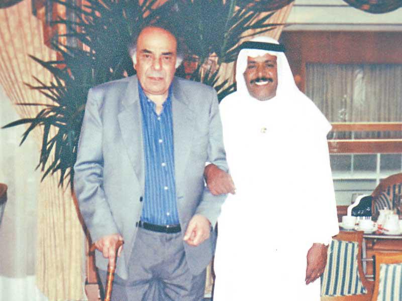 المطرب صالح الحريبي مع منصور الرحباني 