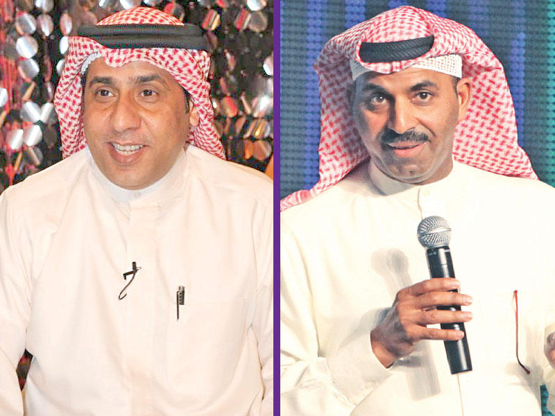  الفنان طارق العلي والمنتج والفنان باسم عبدالأمير