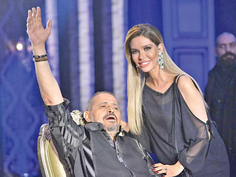 الاعلامية عائشة عثمان والمطرب جورج وسوف