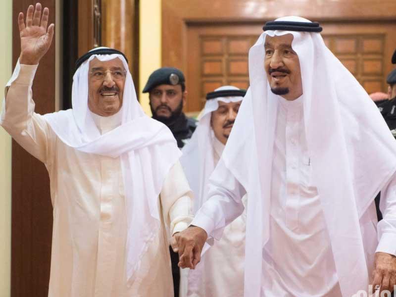  سمو أمير البلاد الشيخ صباح الأحمد و خادم الحرمين الشريفين الملك سلمان بن عبدالعزيز (أرشيفية)