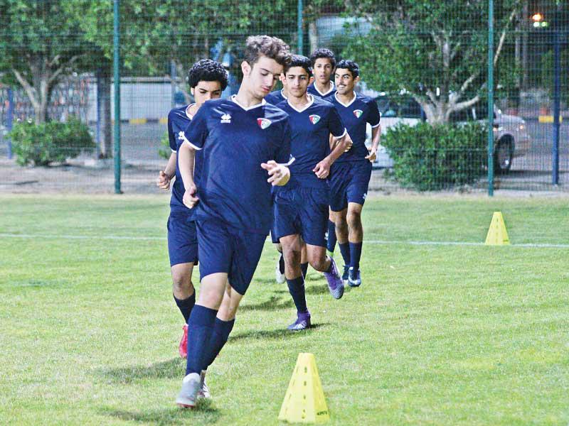 تدريب منتخب الناشئين