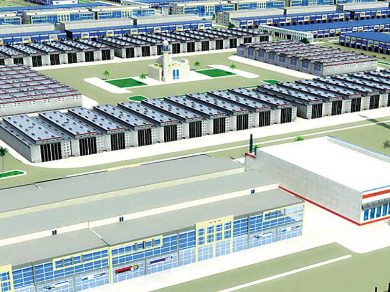 تصميم المدينة الصناعية في النعايم