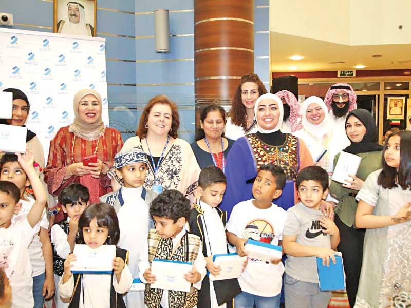 جانب من احتفال «برقان» بـ «القرقيعان»