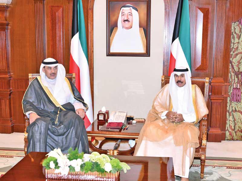 ولي العهد مستقبلاً صباح الخالد أمس