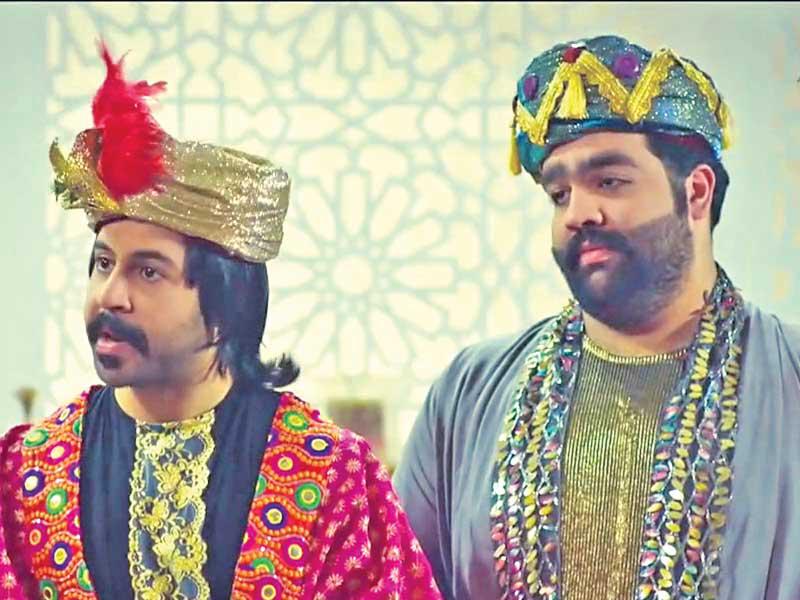 النصار في مشهد من «بلاني زماني» 