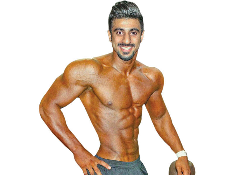 لاعب ومدرب بناء الأجسام عبدالله الشمري