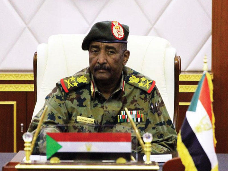 رئيس المجلس العسكري السوداني الانتقالي، الفريق أوّل الركن عبدالفتّاح البرهان