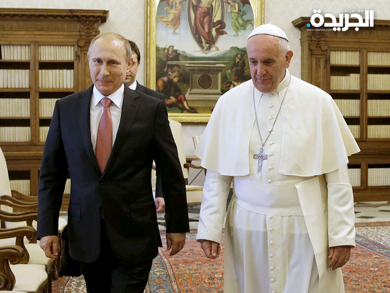 البابا فرانسيس مع بوتين - أرشيفية