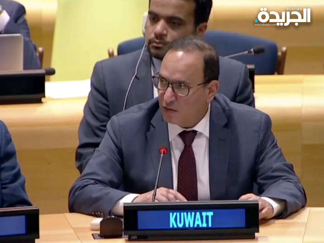 مندوب الكويت الدائم لدى الأمم المتحدة السفير منصور العتيبي
