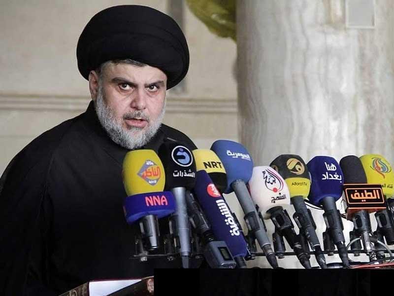  الزعيم الشيعي العراقي مقتدى الصدر