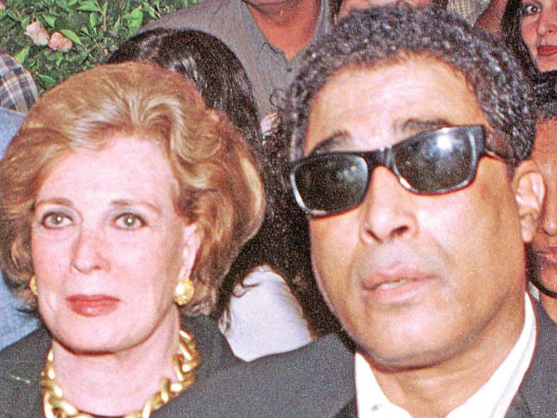 زكي مع جيهان السادات