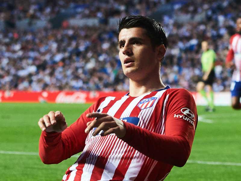 الإسباني ألفارو موراتا لاعب أتلتيكو مدريد