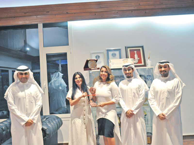 جانب من حفل التكريم