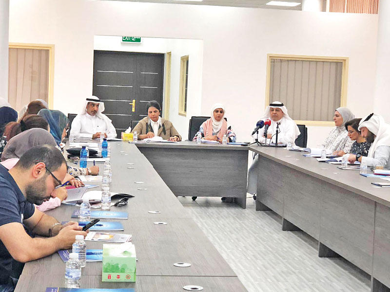 جانب من اجتماع العوضي مع ممثلي القطاع المصرفي