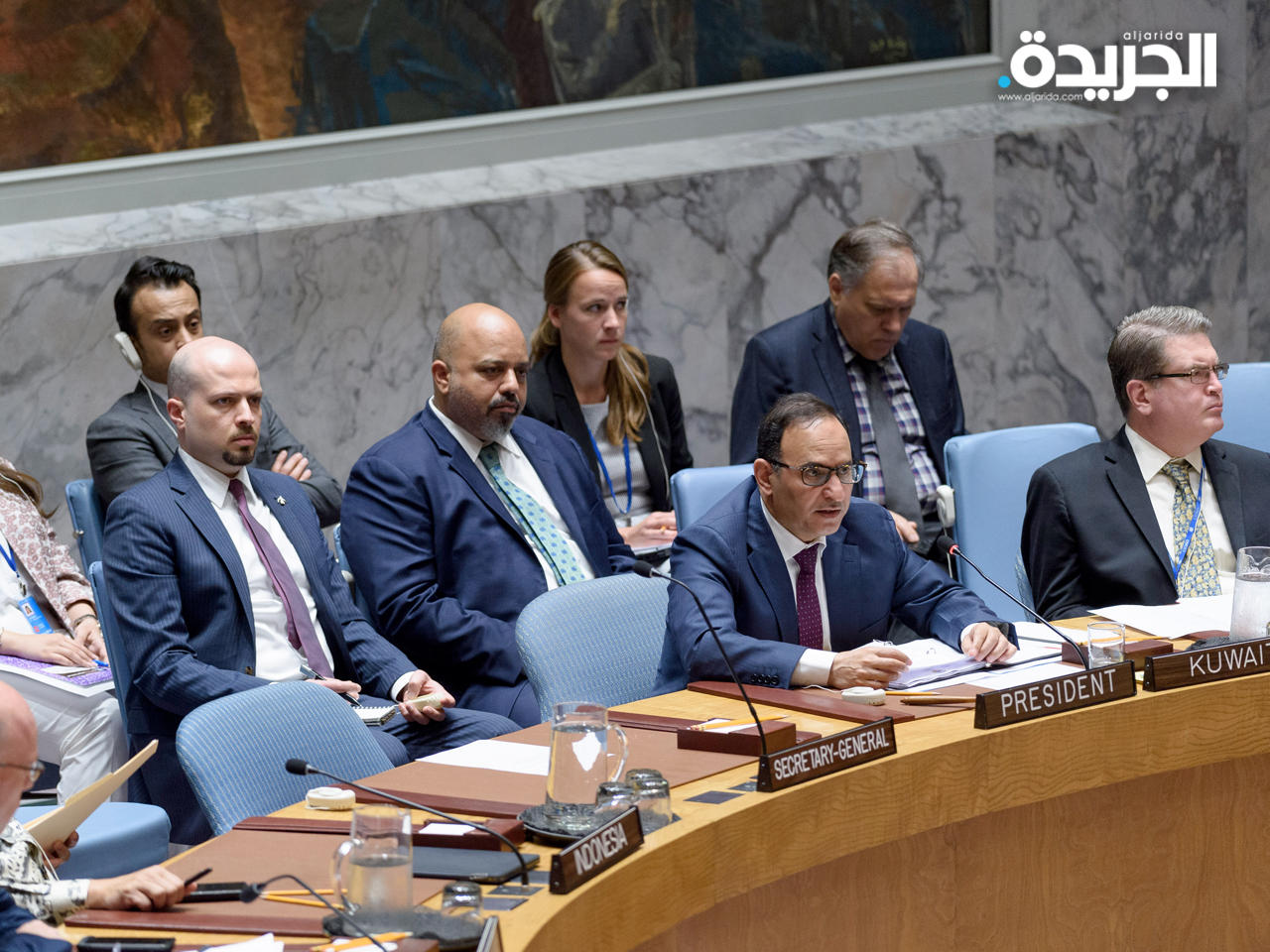 مندوب الكويت الدائم لدى الأمم المتحدة السفير منصور العتيبي