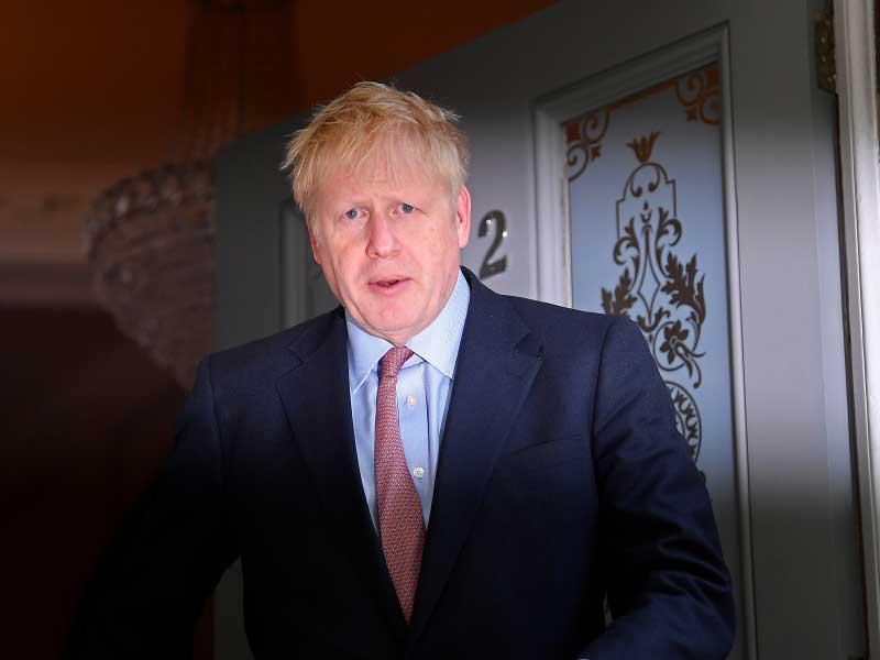 وزير الخارجية رئيس بلدية لندن السابق بوريس جونسون