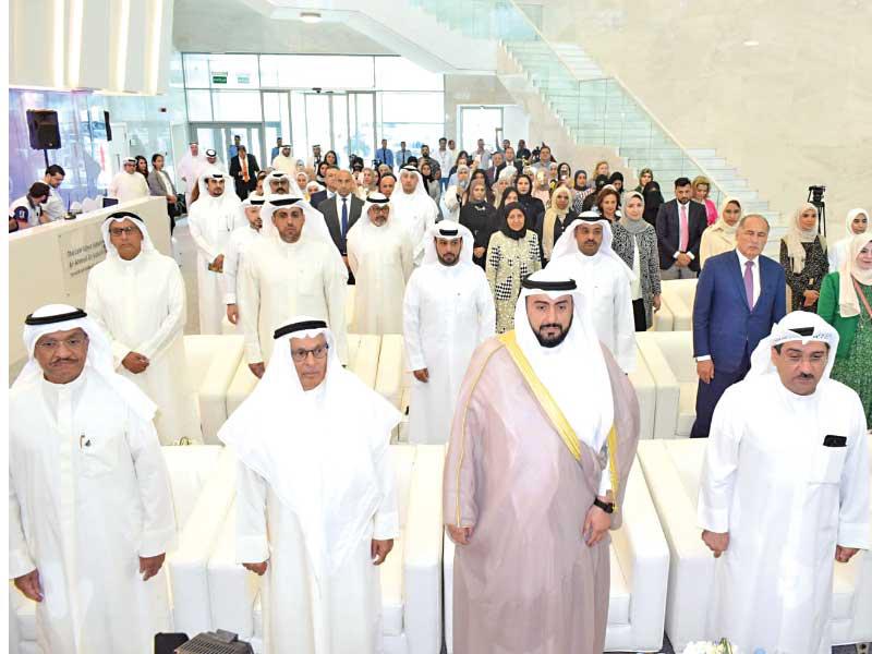 الصباح والجسار خلال افتتاح المركز