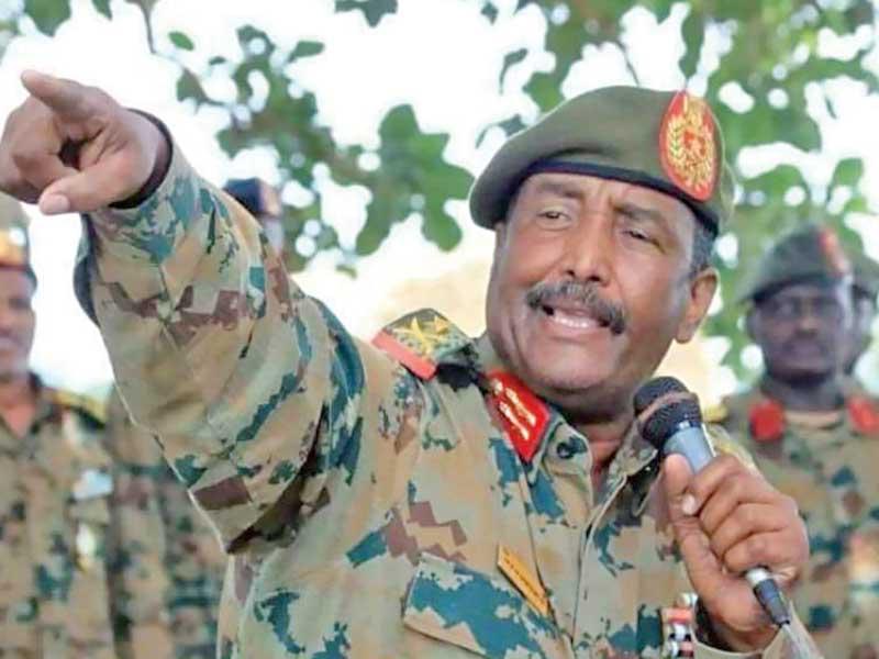 رئيس المجلس العسكري الانتقالي الحاكم في السودان الفريق أول ركن عبدالفتاح البرهان