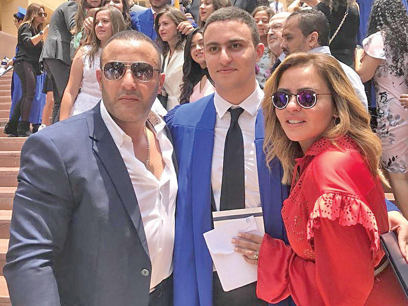 أحمد السقا وزوجته السابقةn