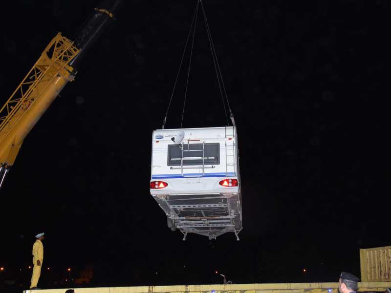 جانب من رفع مخالفات خلال الحملة