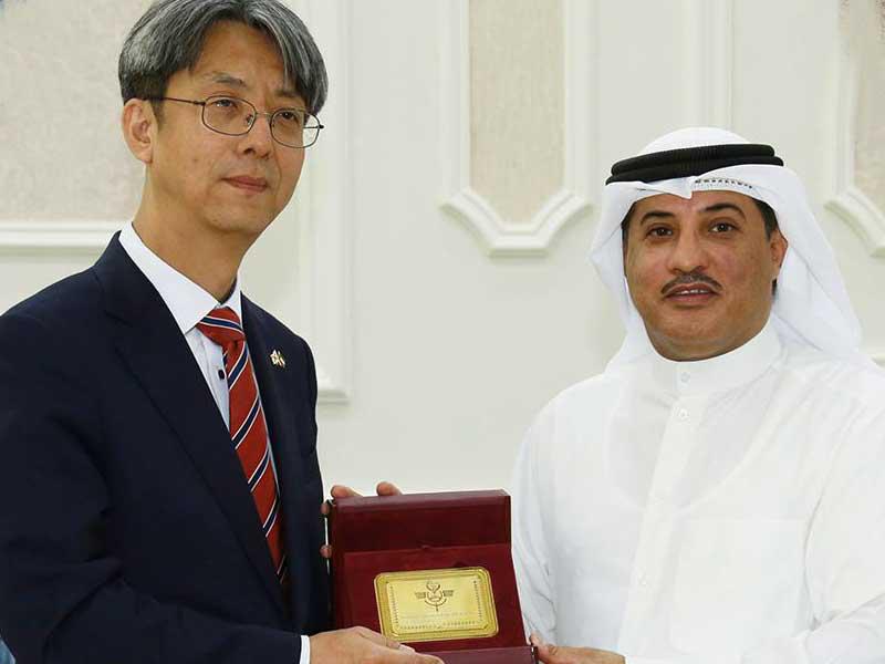 الجلاوي والسفير الكوري