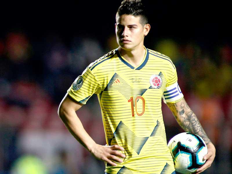 خاميس رودريغيز نجم منتخب كولومبيا