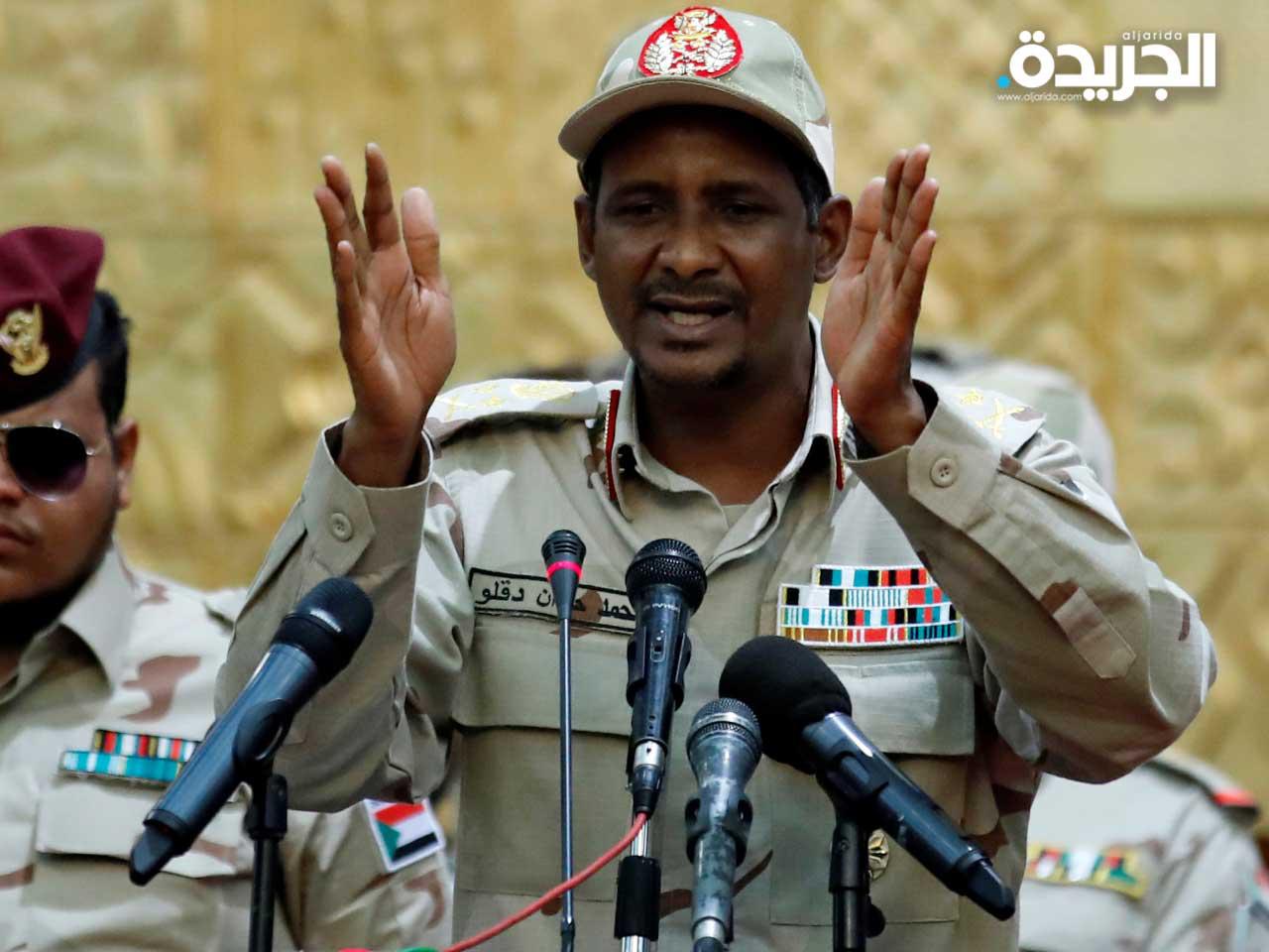  نائب رئيس المجلس العسكري السوداني الفريق محمد حمدان دقلو