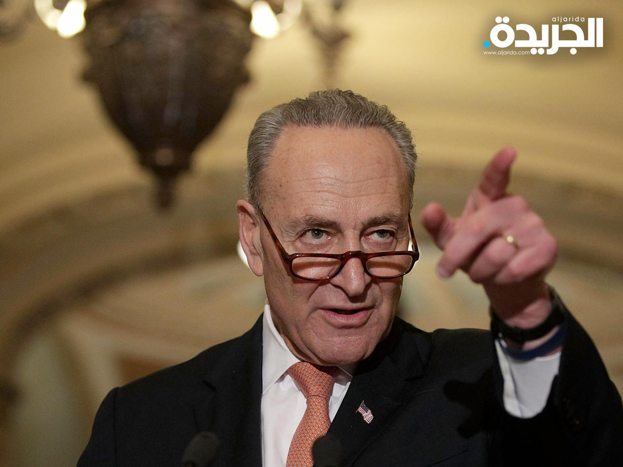 زعيم الديمقراطيين في مجلس الشيوخ الأمريكي تشاك شومر