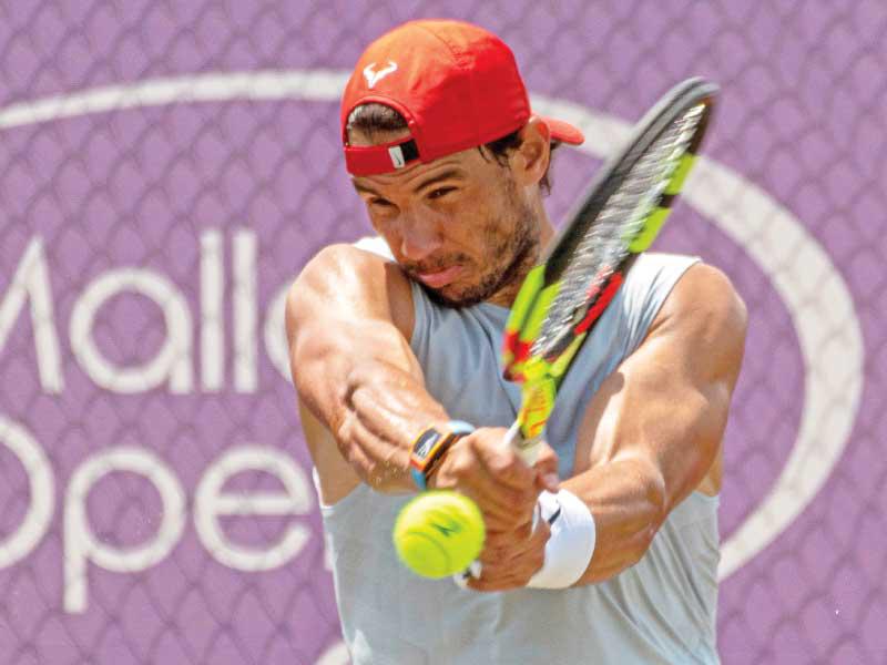  اللاعب الإسباني رافائيل نادال