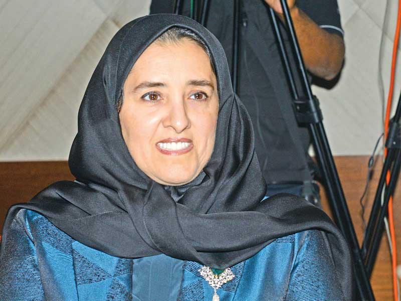 رئيسة مجلس أمناء الجائزة الشيخة عايدة السالم