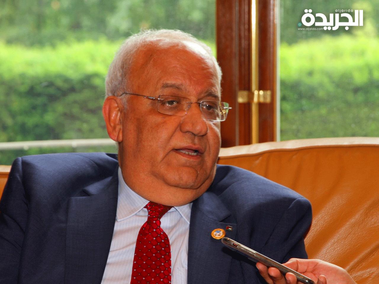  امين سر اللجنة التنفيذية لمنظمة التحرير الفلسطينية الدكتور صائب عريقات