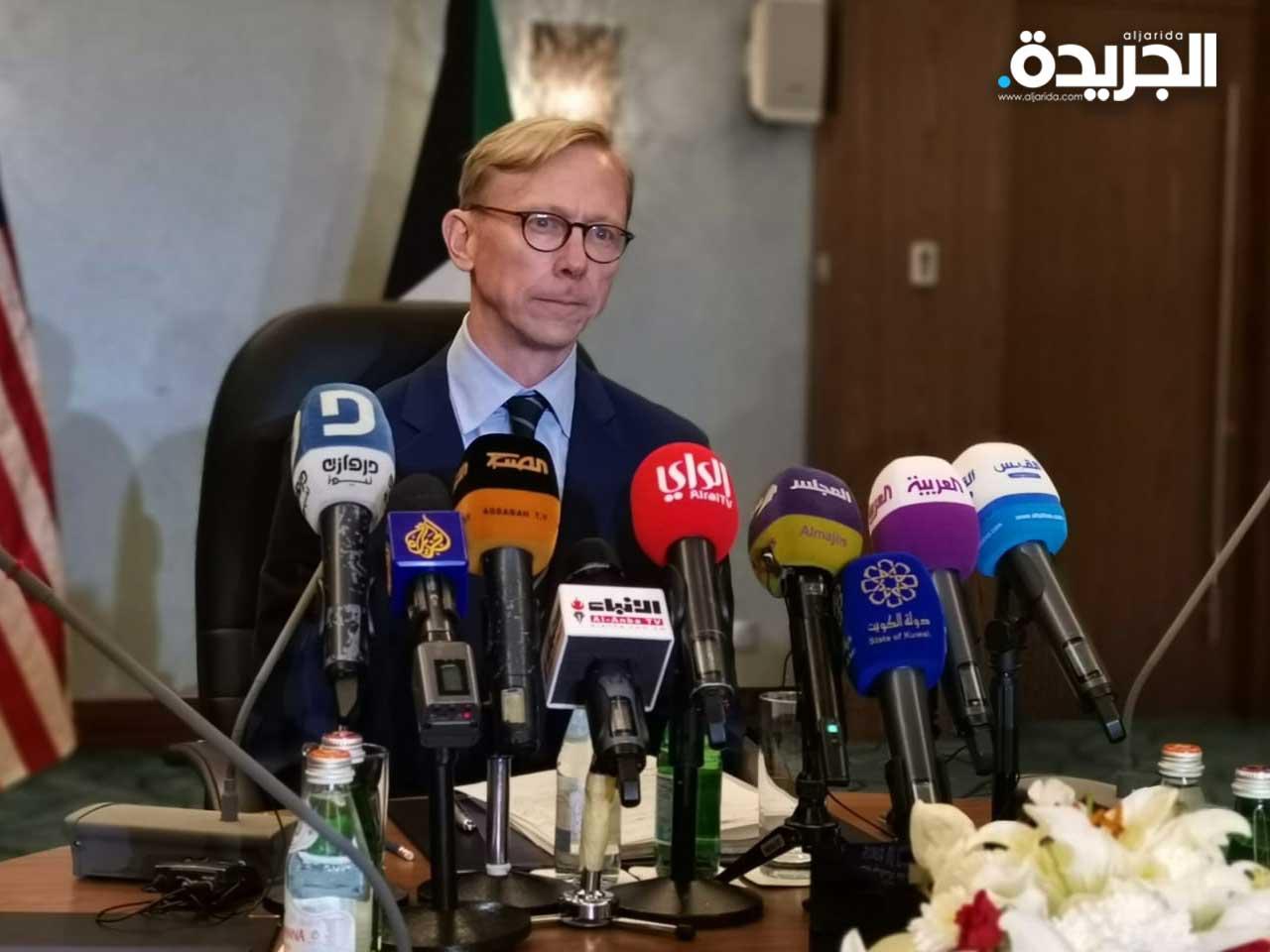  المبعوث الأميركي الخاص بإيران براين هوك