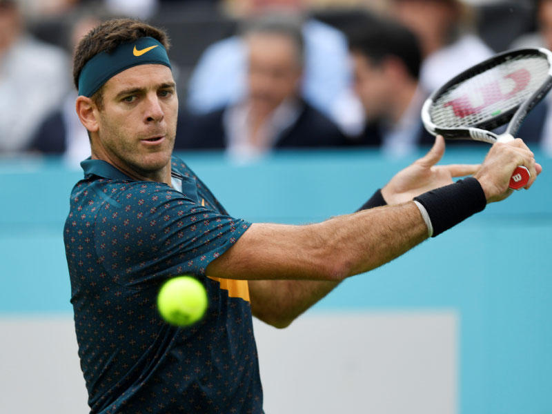 لاعب التنس الأرجنتيني خوان مارتين دل بوترو