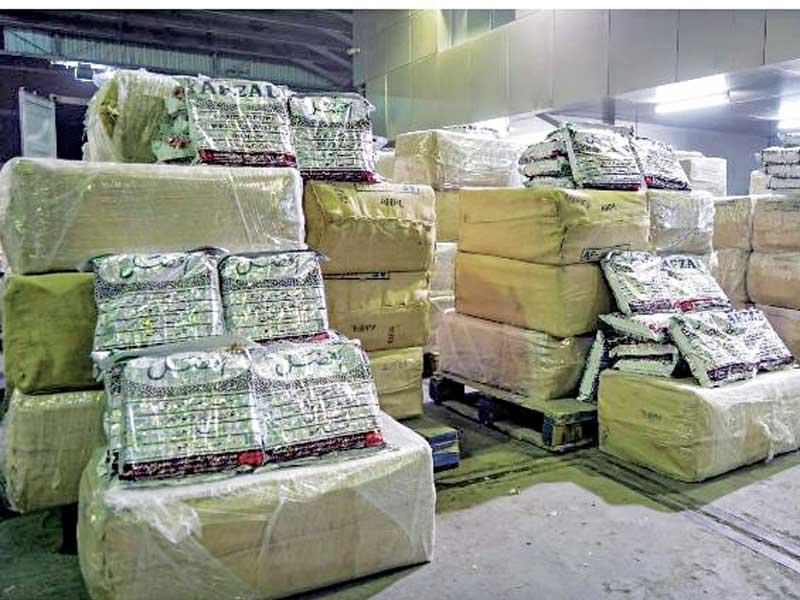 جانب من المضبوطات 