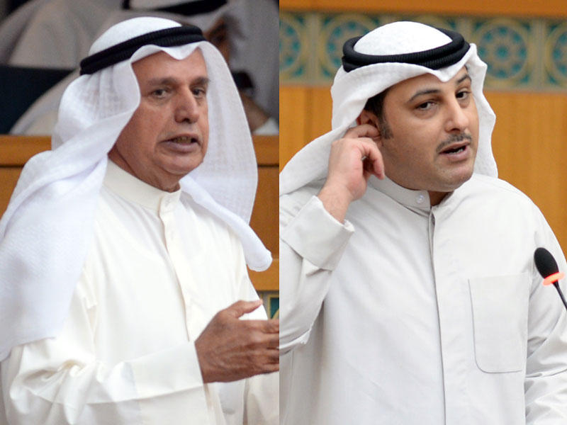 النائبان أحمد الفضل و عبدالله الرومي 