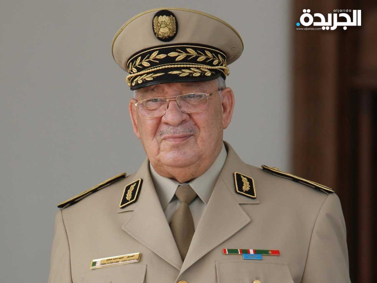  نائب وزير الدفاع الجزائري قائد الجيش الفريق قايد صالح