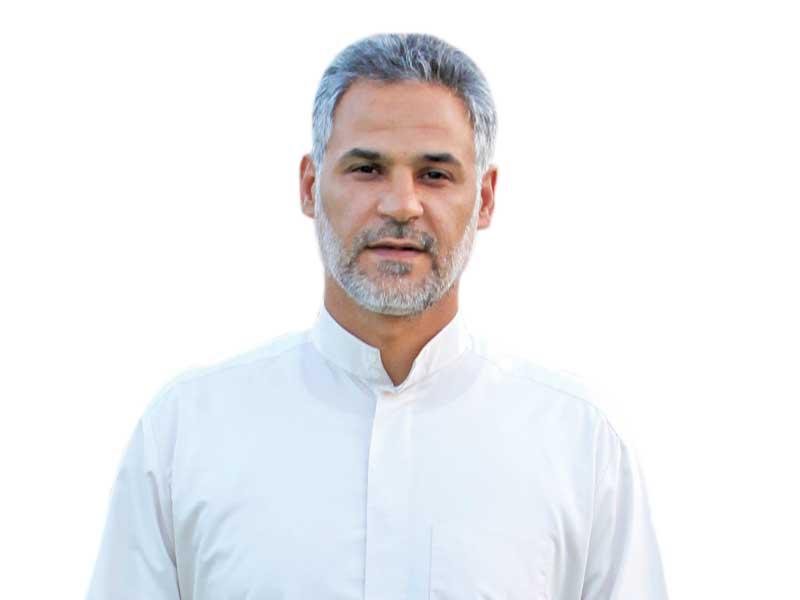  مساعد المدير العام للكرة بنادي القادسية ناصر بنيان