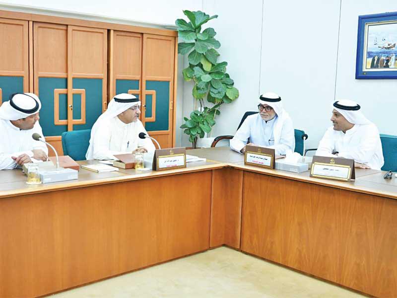 جانب من اجتماع «الرياضة» أمس