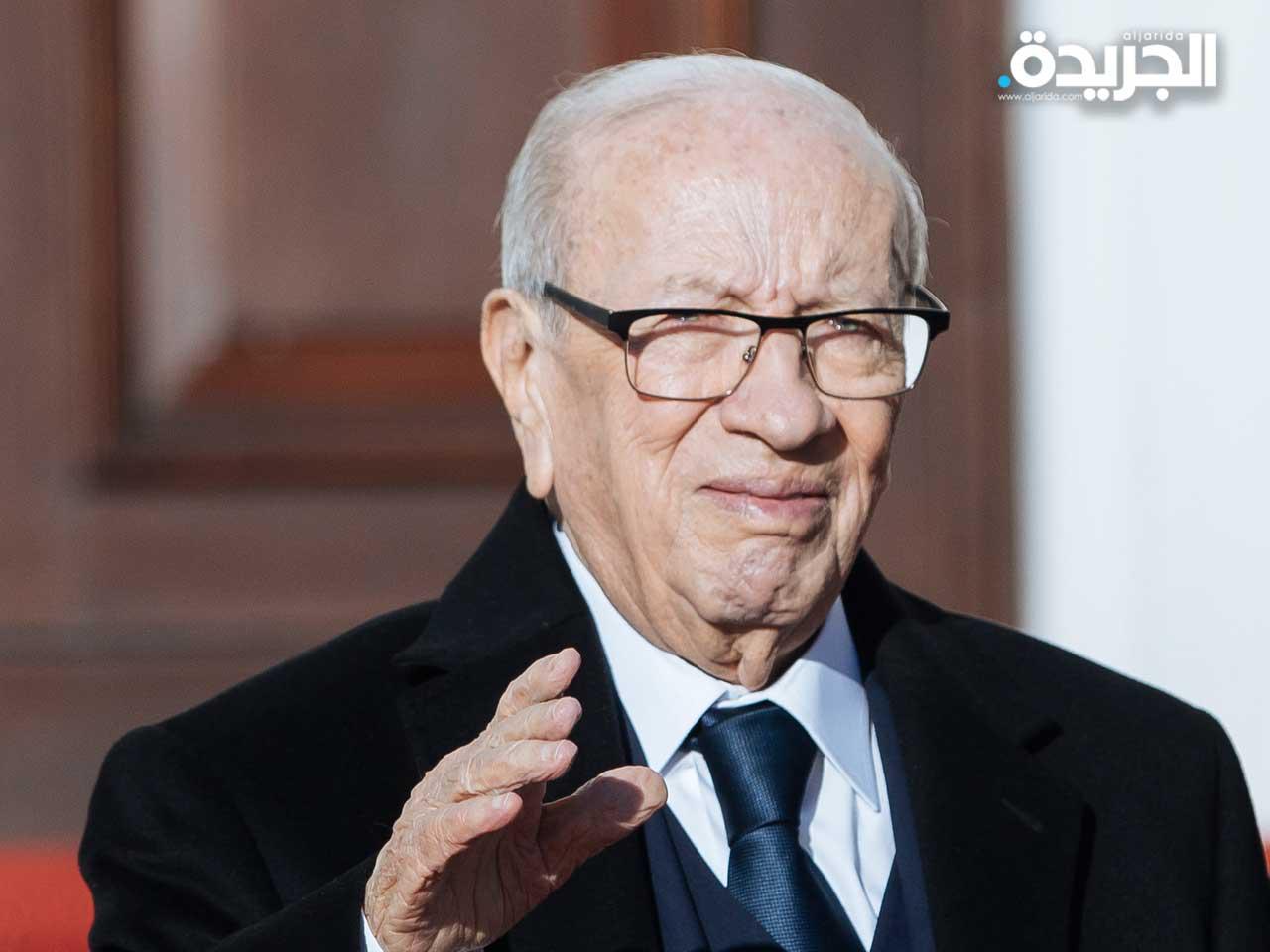  الرئيس التونسي الباجي قائد السبسي 