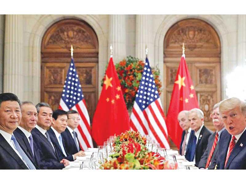جانب من لقاءات سابقة بين الرئيسين الأميركي والصيني