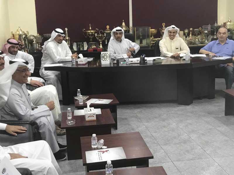 جانب من أجتماع الجمعية العمومية غير العادية لاتحاد كرة اليد 