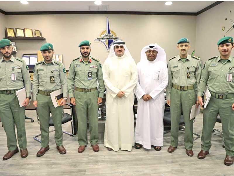  الحمدان مع وفد الحرس الوطني