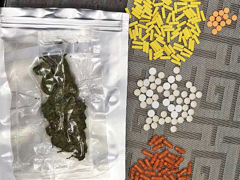 جانب من المضبوطات