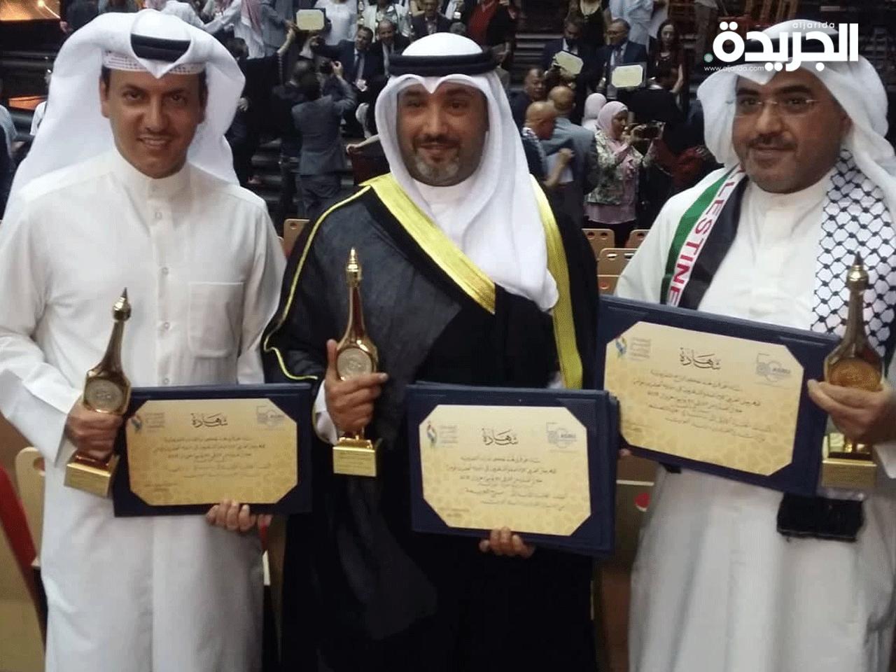  الوفد الكويتي متوجا بجوائز المهرجان العربي للاذاعة والتلفزيون 