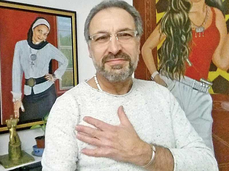 الفنان التشكيلي والشاعر العراقي المقيم في ألمانيا غارسيا ناصح