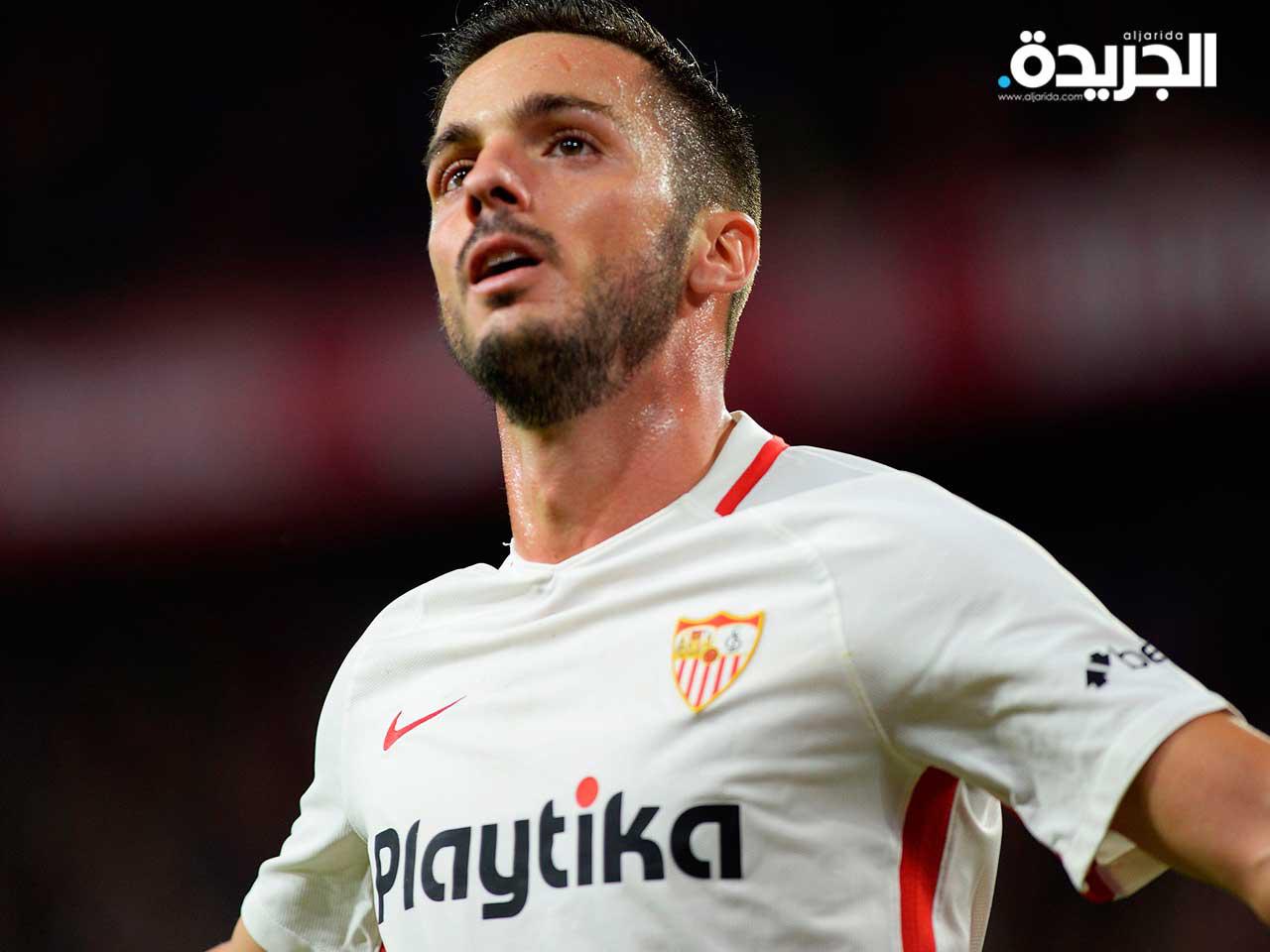 لاعب الوسط الاسباني بابلو سارابيا